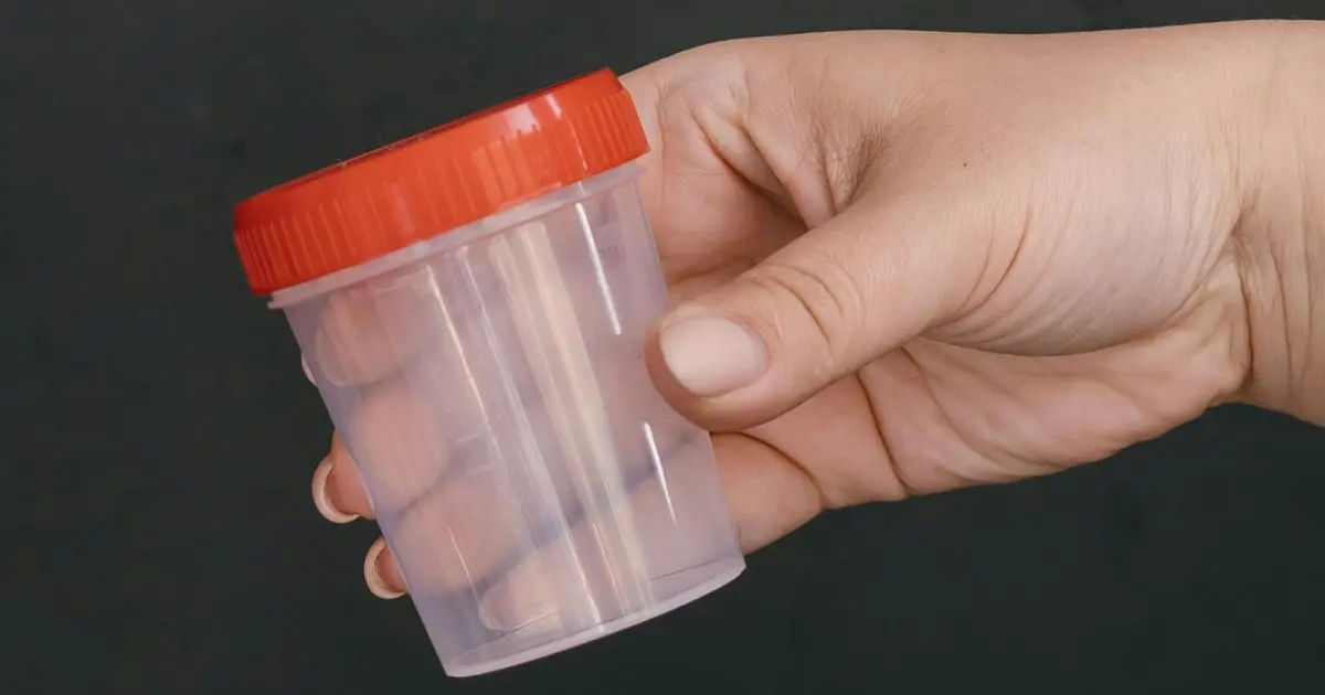 Contenitore per l'analisi delle urine